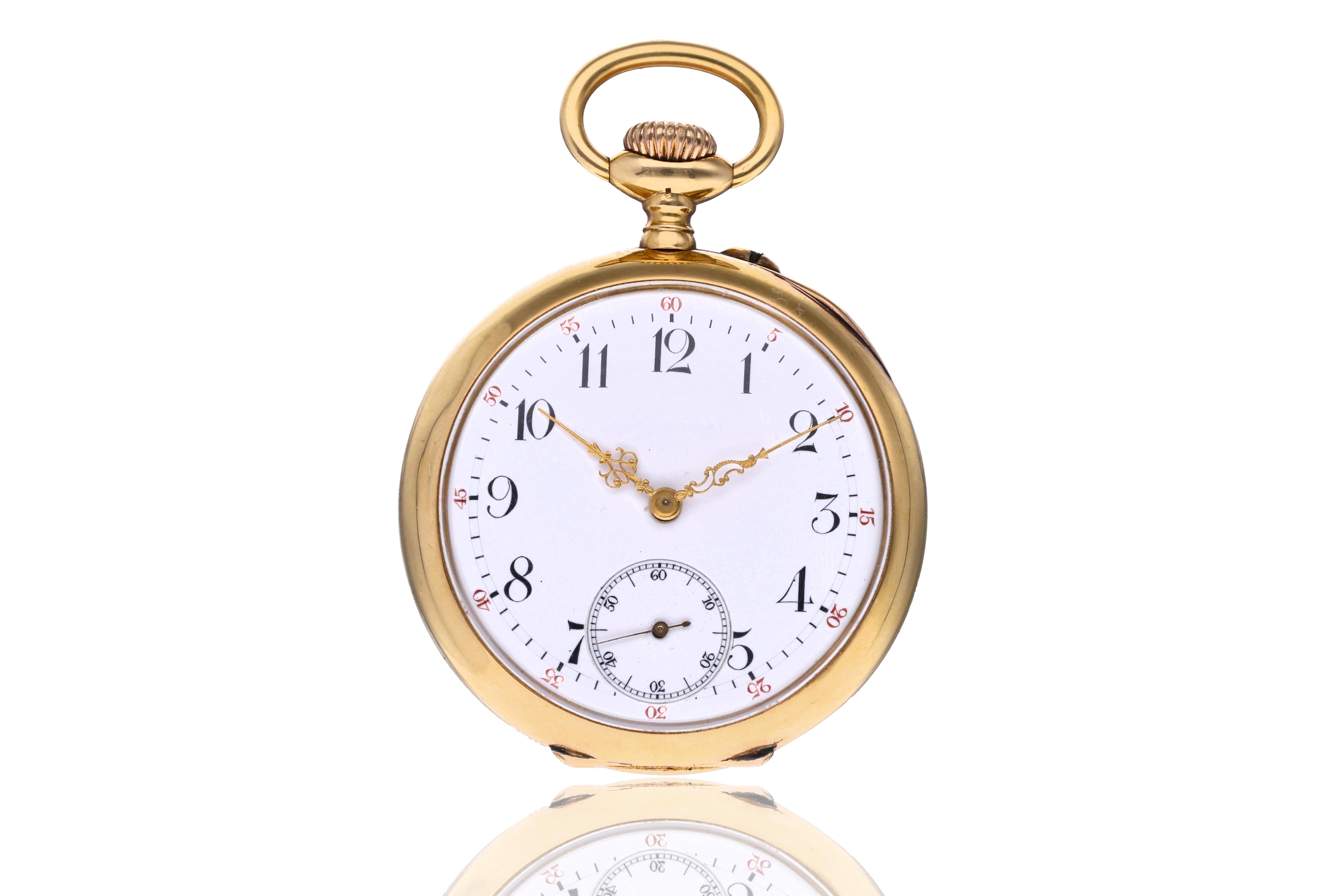 Orologio da tasca tripla cassa, in oro - Asta Orologi & Gioielli
