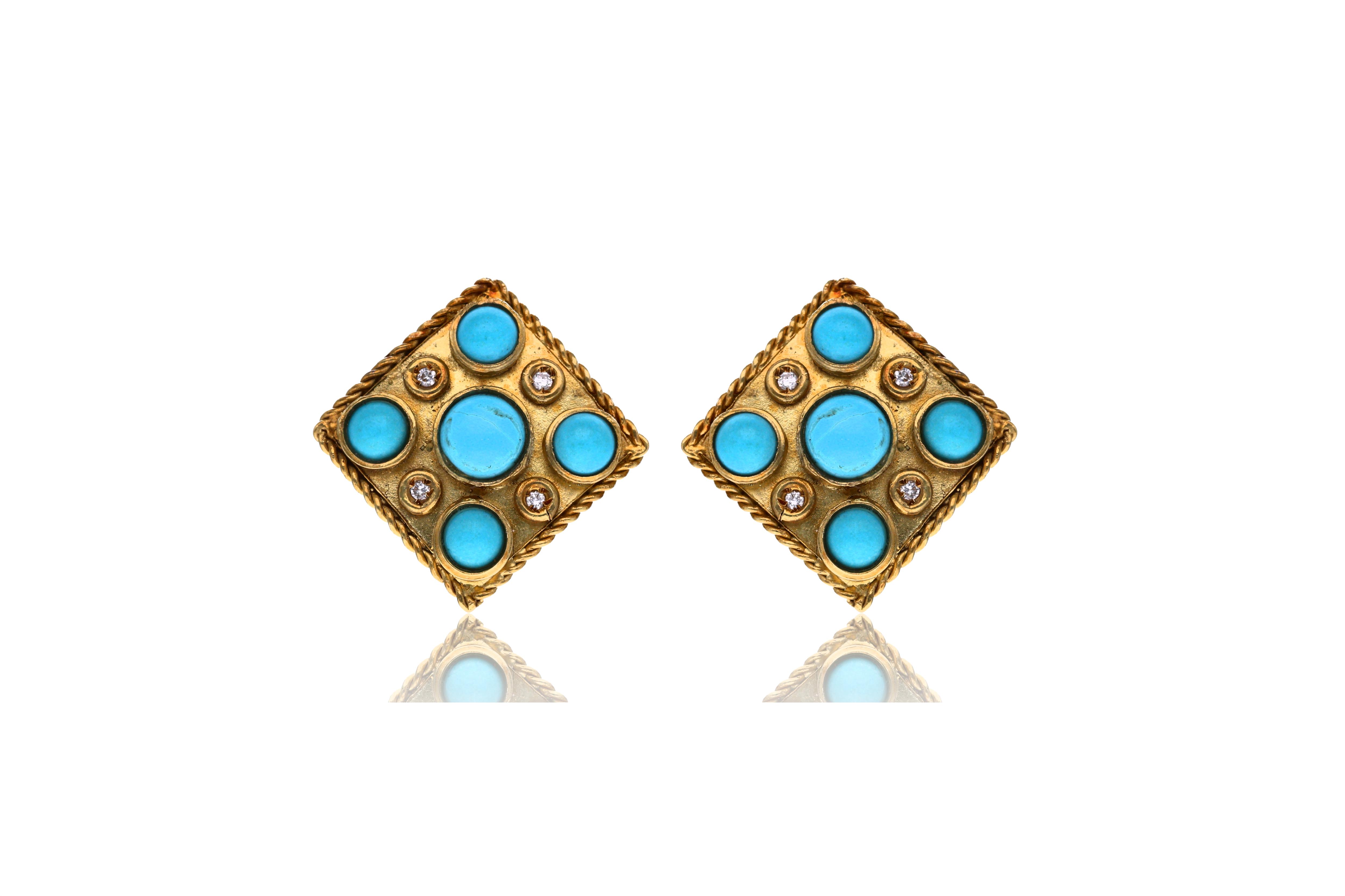 Paio di orecchini con diamanti - Asta Orologi & Gioielli