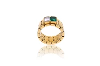 Anello con diamante e smeraldo - Asta Speciale Tesori d'Autunno