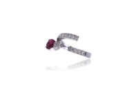 Anello con rubino e diamanti - Asta Speciale Tesori d'Autunno