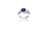 Anello con zaffiro e diamanti - Asta Speciale Tesori d'Autunno