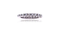 Anello eternity con diamanti - Asta Speciale Tesori d'Autunno