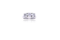 Anello trilogy con diamanti - Asta Speciale Tesori d'Autunno