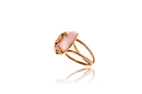Barberis Prati, anello con opale rosa e diamanti - Asta Speciale Tesori d'Autunno