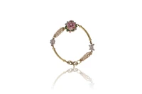 Bracciale con diamanti e smalti, attribuito a Gabriella Rivalta - Asta Speciale Tesori d'Autunno