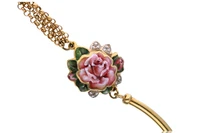 Bracciale con diamanti e smalti, attribuito a Gabriella Rivalta - Asta Speciale Tesori d'Autunno