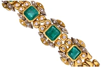 Bracciale con diamanti e smeraldi - Asta Speciale Tesori d'Autunno