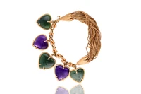 Bracciale con nefriti e ametiste - Asta Speciale Tesori d'Autunno