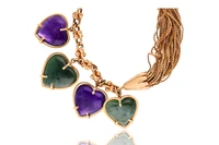 Bracciale con nefriti e ametiste - Asta Speciale Tesori d'Autunno