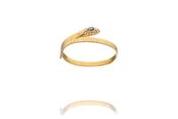 Bracciale semirigido con zaffiro e diamanti - Asta Speciale Tesori d'Autunno