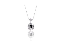 Collana con diamanti, zaffiri e onice - Asta Speciale Tesori d'Autunno