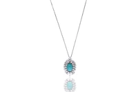 Collana e ciondolo con pietra e diamanti - Asta Speciale Tesori d'Autunno