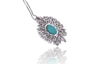 Collana e ciondolo con pietra e diamanti - Asta Speciale Tesori d'Autunno