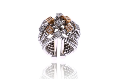 Anello con diamanti - Asta Speciale Tesori d'Autunno