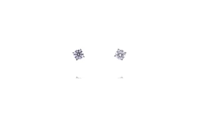 Paio di orecchini con diamanti - Asta Speciale Tesori d'Autunno