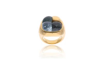 Pomellato Mosaico, anello con acquemarine - Asta Speciale Tesori d'Autunno