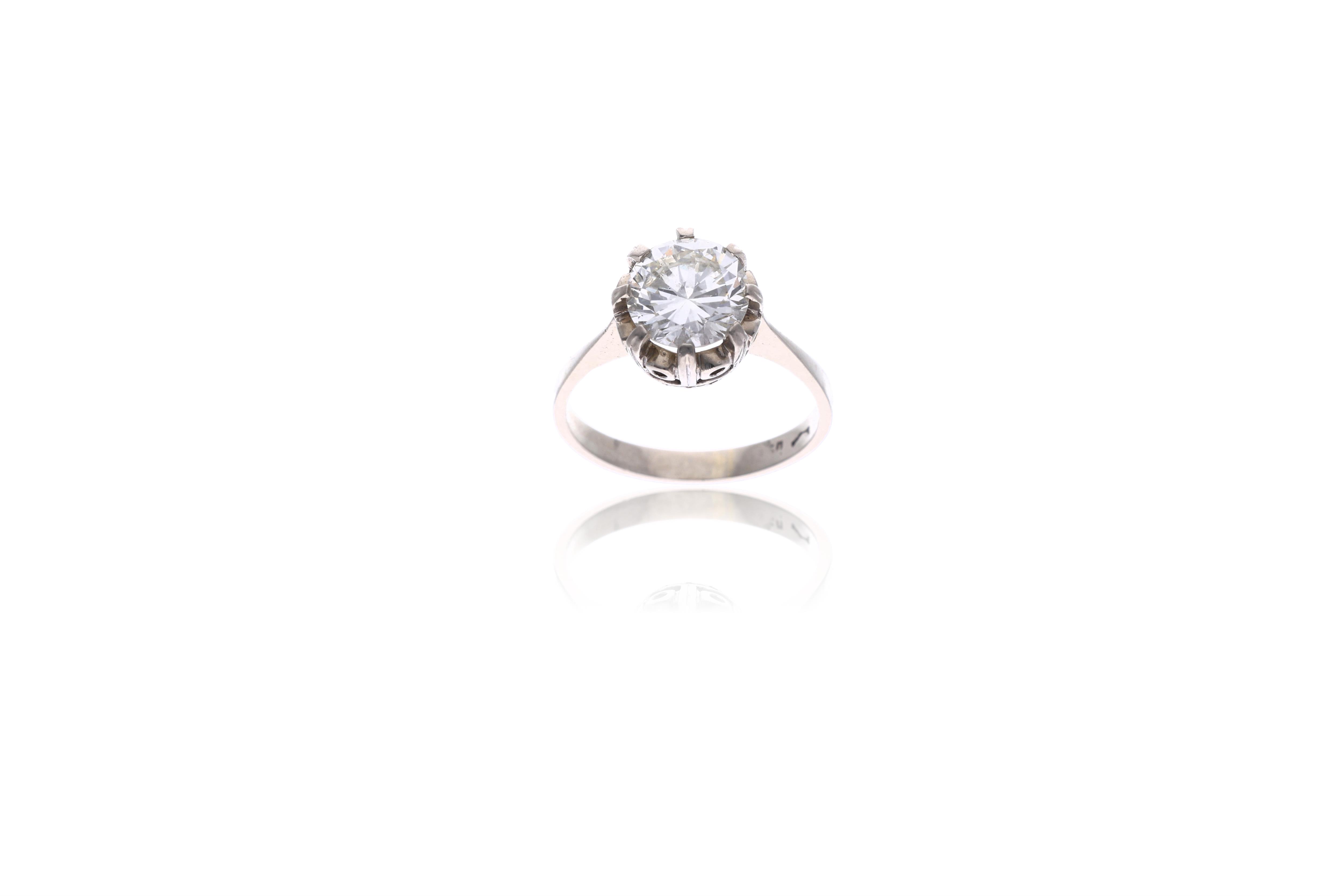 Anello con diamante - Asta Speciale Tesori d'Autunno