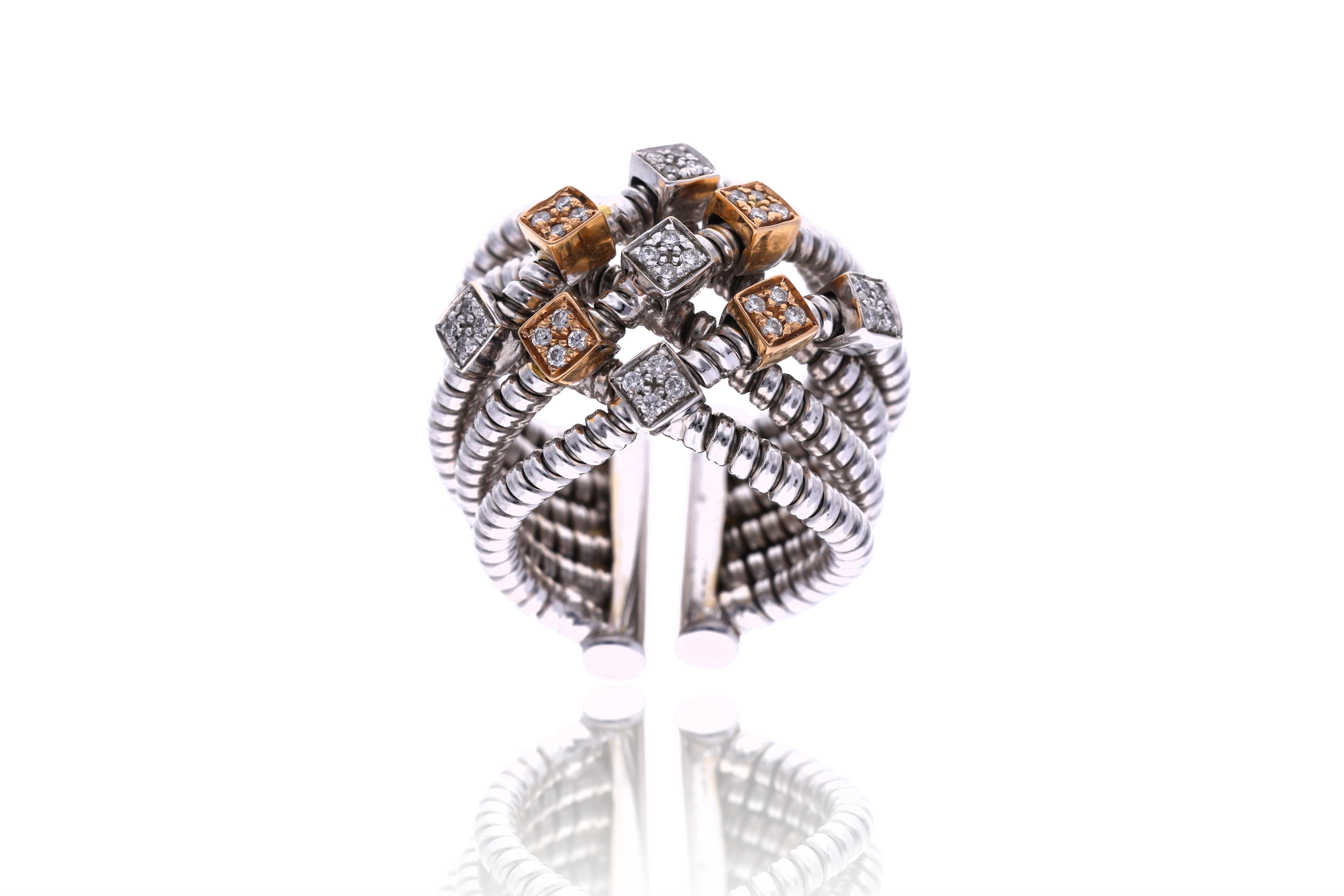 Anello con diamanti - Asta Speciale Tesori d'Autunno