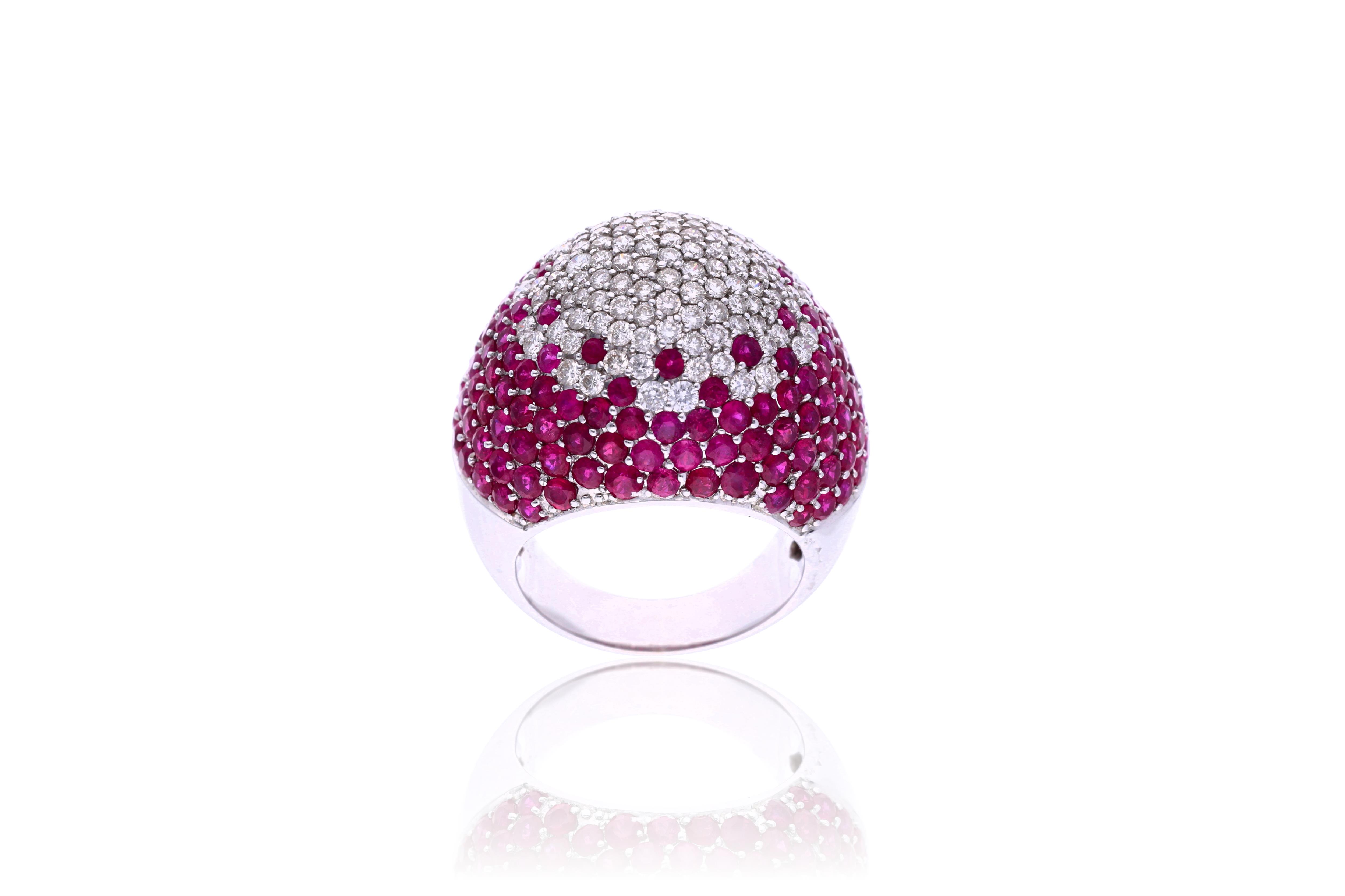 Anello con diamanti e rubini - Asta Speciale Tesori d'Autunno