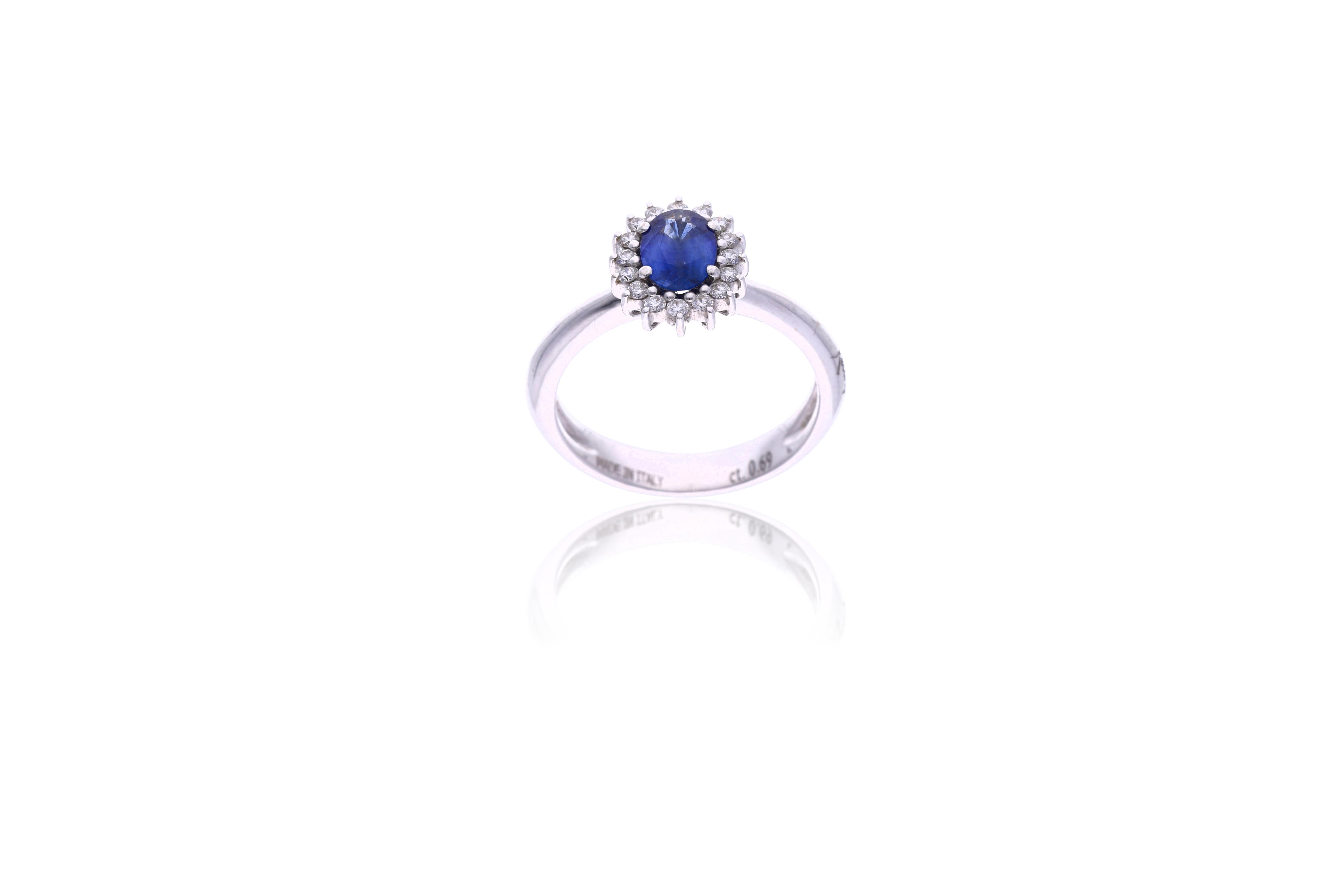 Recarlo, anello con zaffiro e diamanti - Asta Speciale Tesori d'Autunno
