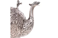 Bollitore, teiera, lattiera e zuccheriera in argento - Asta Speciale