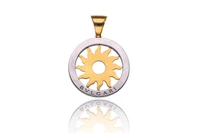 Bulgari, ciondolo sole in oro e acciaio - Asta Speciale