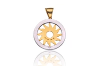 Bulgari, ciondolo sole in oro e acciaio - Asta Speciale