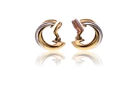 Cartier, Trinity Mahe, paio di orecchini in oro - Asta Speciale