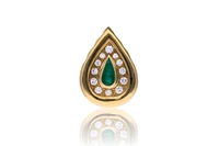 Ciondolo con smeraldo e diamanti - Asta Speciale