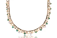 Collana con diamanti e smeraldi - Asta Speciale