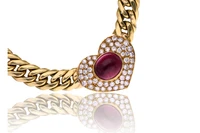 Collana con tormalina e diamanti - Asta Speciale