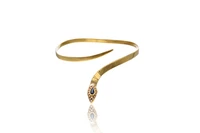 Collana semirigida con zaffiro e diamanti - Asta Speciale