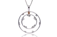 Damiani, collana e ciondolo con diamanti - Asta Speciale