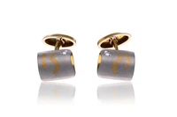 Monile, paio di gemelli con diamanti - Asta Speciale