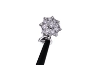 Paio di orecchini con onice e diamanti - Asta Speciale