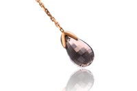 Paio di orecchini con quarzi fume' - Asta Speciale