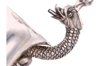 Pampaloni, collezione bichierografia, calice porta candela in argento - Asta Speciale