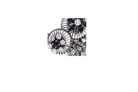 Spilla con diamanti e zaffiri - Asta Speciale