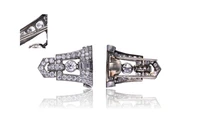 Spilla scomponibile con diamanti - Asta Speciale