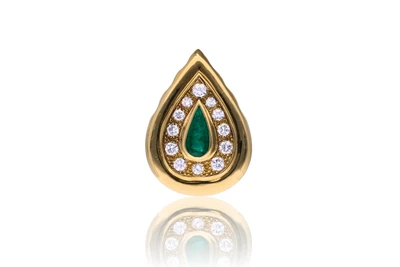 Ciondolo con smeraldo e diamanti - Asta Speciale