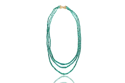 Collana a tre fili di smeraldi - Asta Speciale