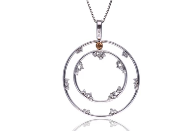 Damiani, collana e ciondolo con diamanti - Asta Speciale