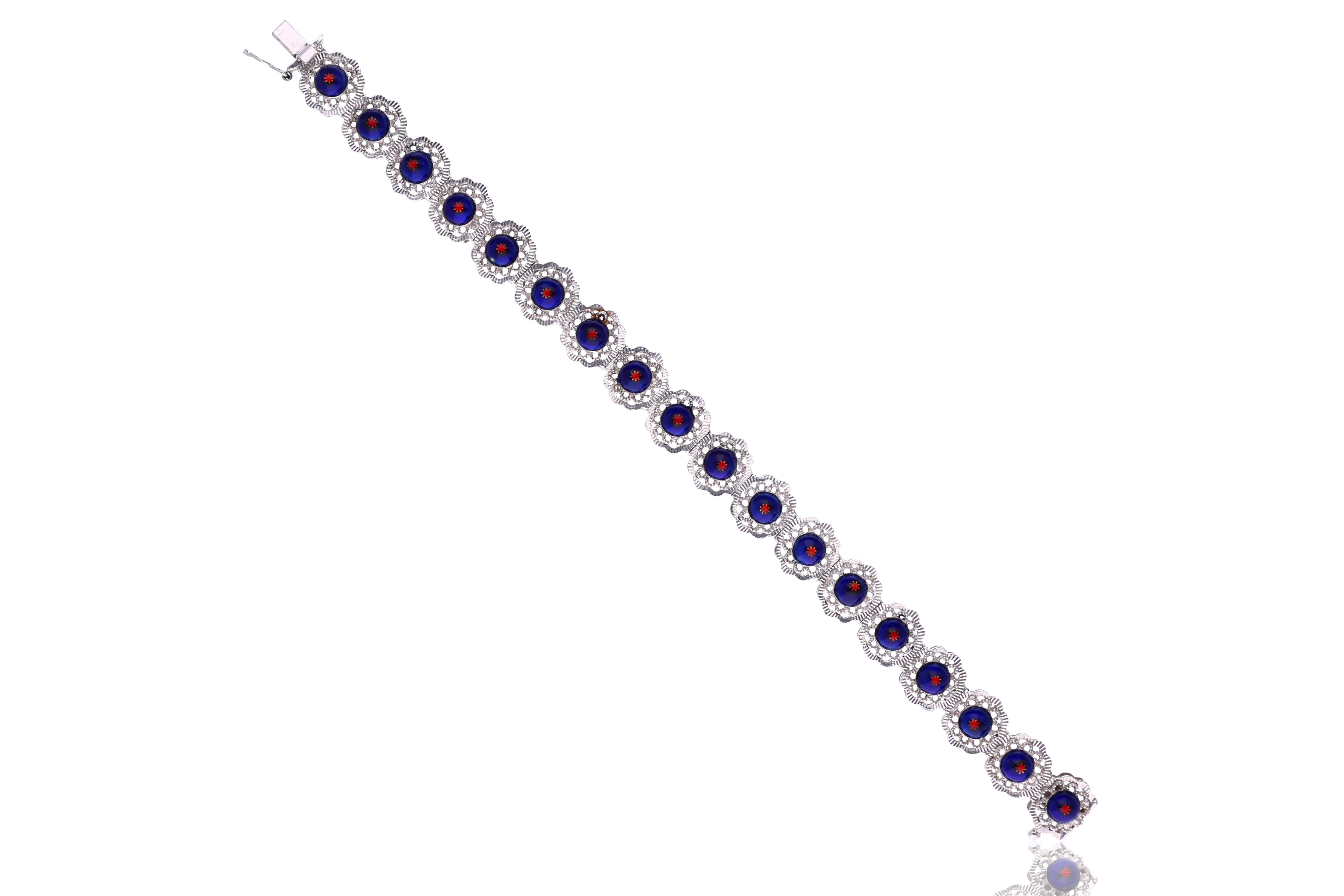 Bracciale con smalti - Asta Speciale