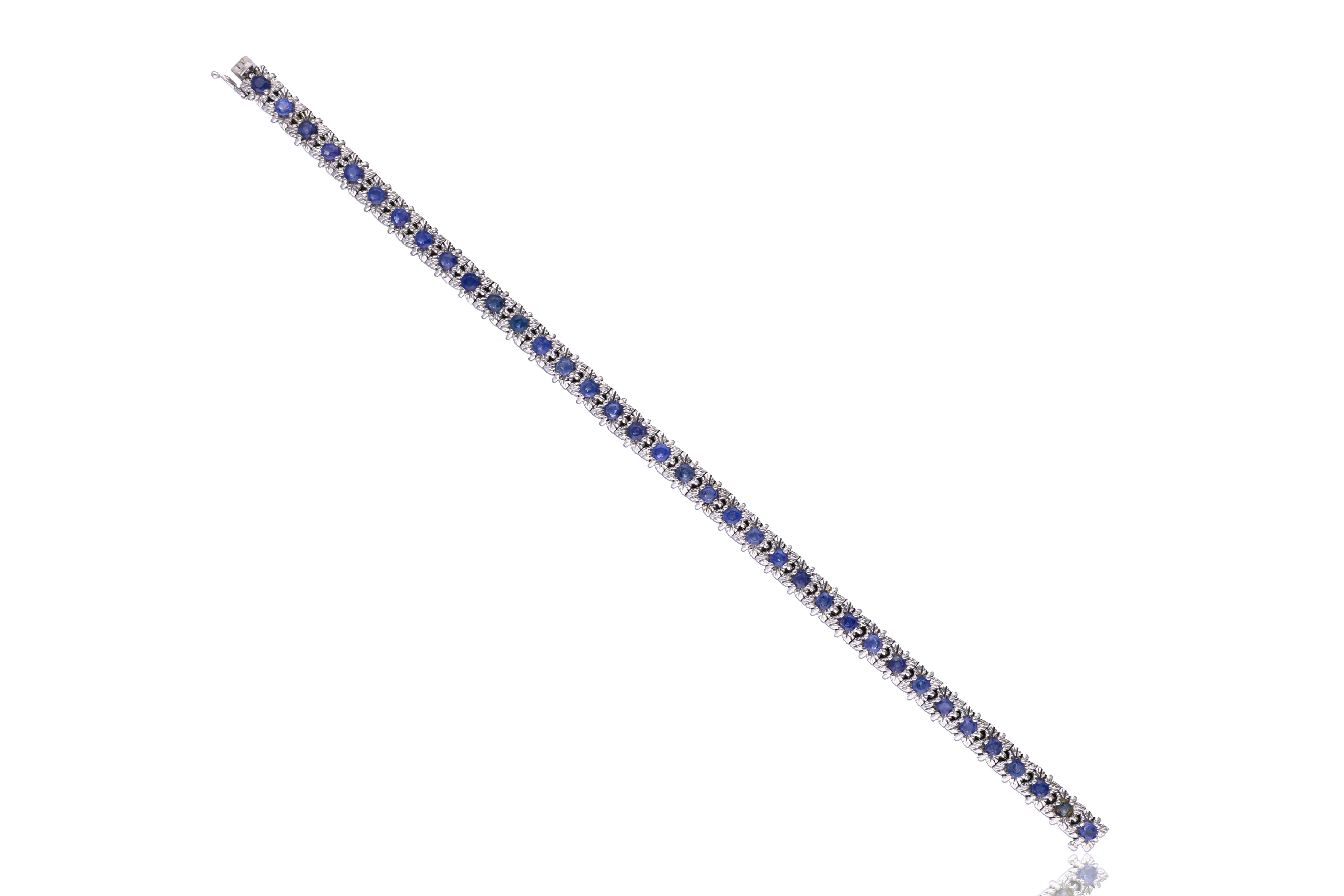 Bracciale con zaffiri - Asta Speciale