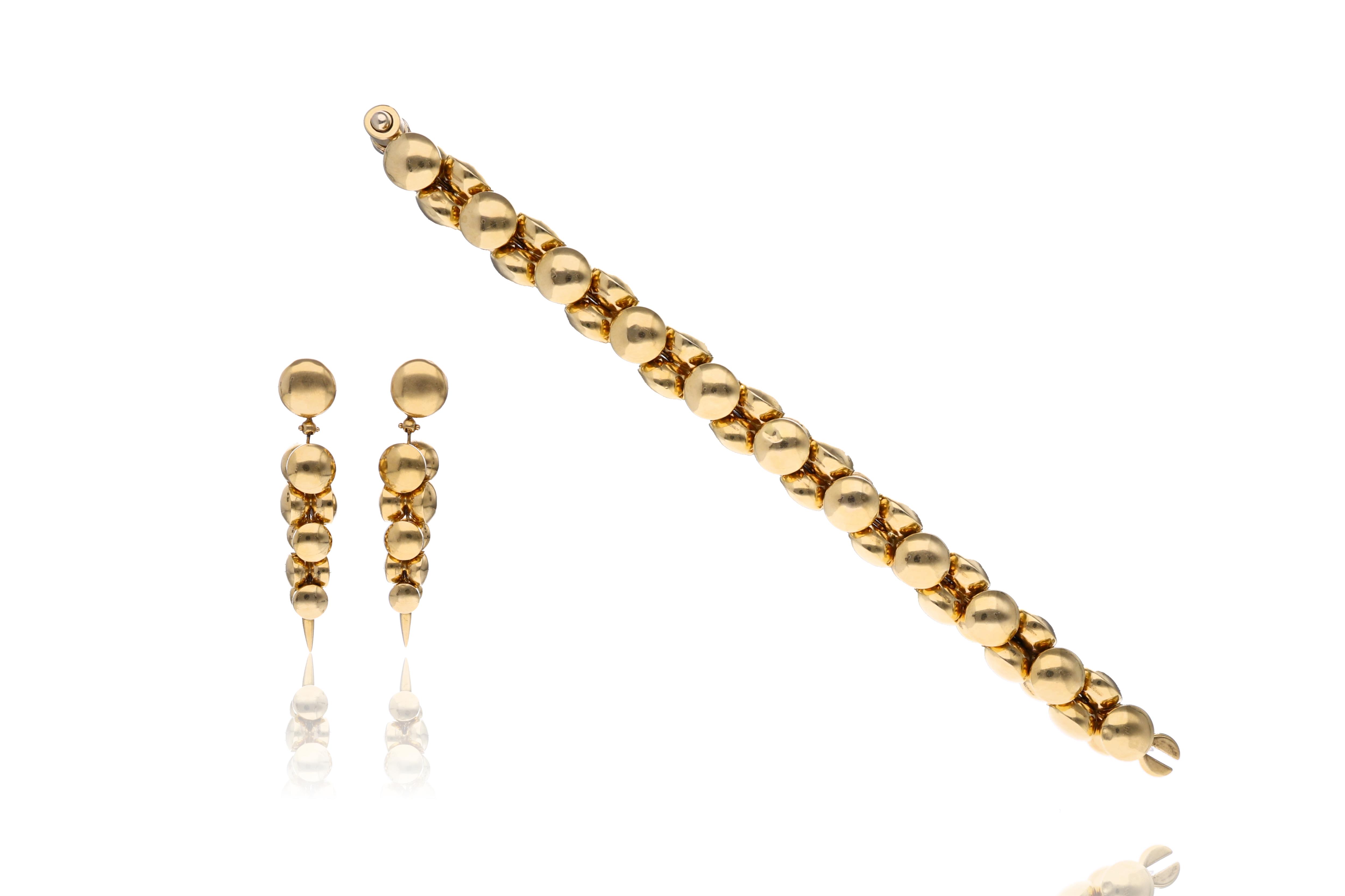 Peter Wong, bracciale e paio di orecchini - Asta Speciale