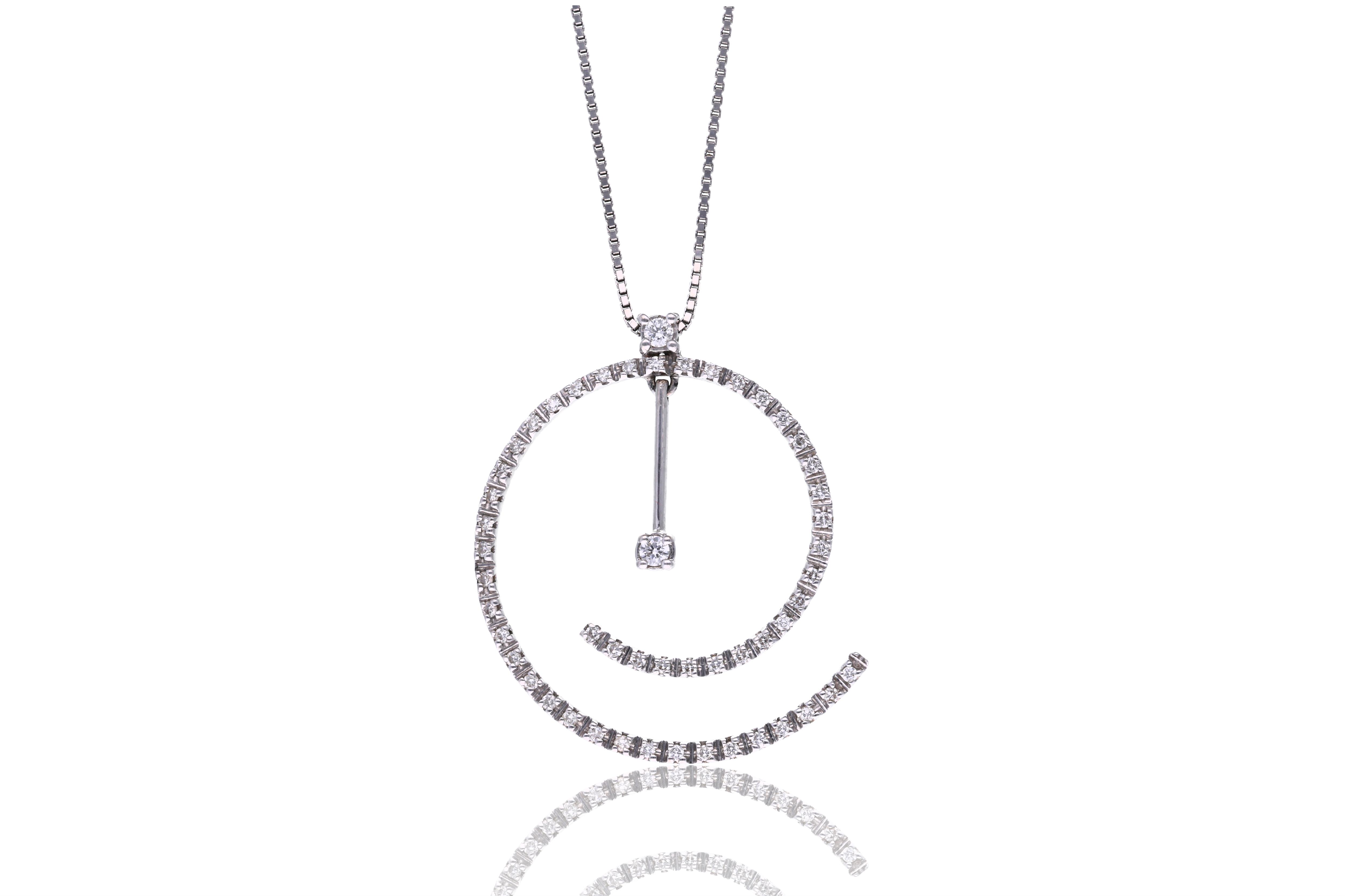Salvini, collana e ciondolo con diamanti - Asta Speciale