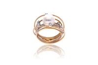 Alfieri & St. John, anello con perla e diamanti - Asta Speciale San Valentino