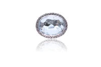 Anello con diamanti e acquamarina - Asta Speciale San Valentino Anello con diamanti e acquamarina - Asta Speciale San Valentino
