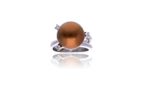 Anello con diamanti e perla South Sea - Asta Speciale San Valentino