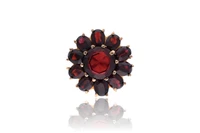 Anello con granati e pietra - Asta Speciale San Valentino